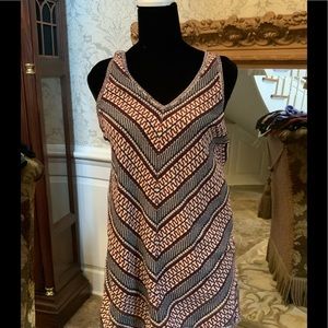 Lucky Brand Sleeves Woven Top Like New, Racer Back